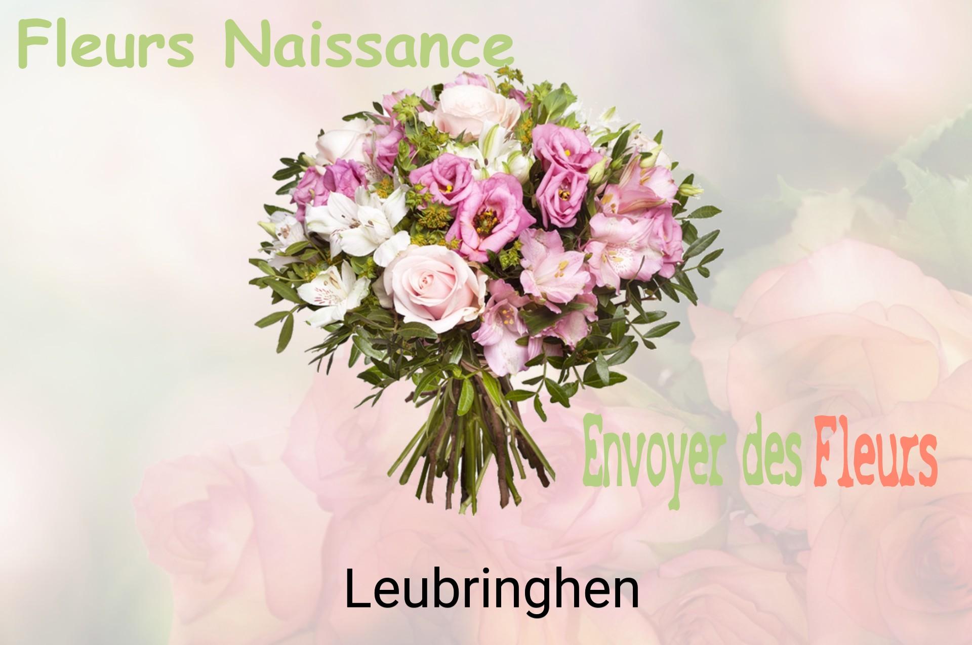 Bouquet de fleurs de naissance livré à Leubringhen